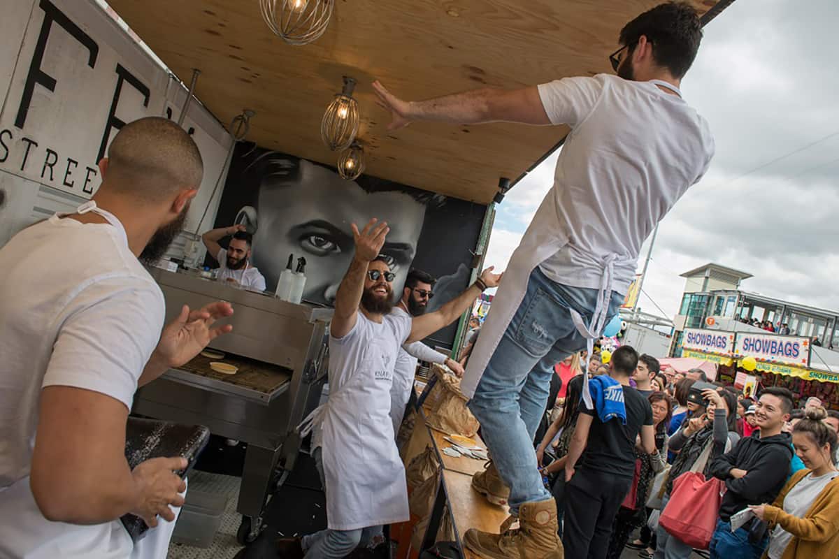 Knafeh Bakery food truck at Moon Festival