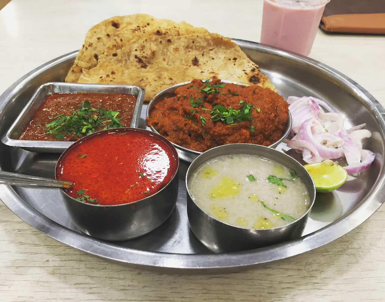 Kolhapuri thali