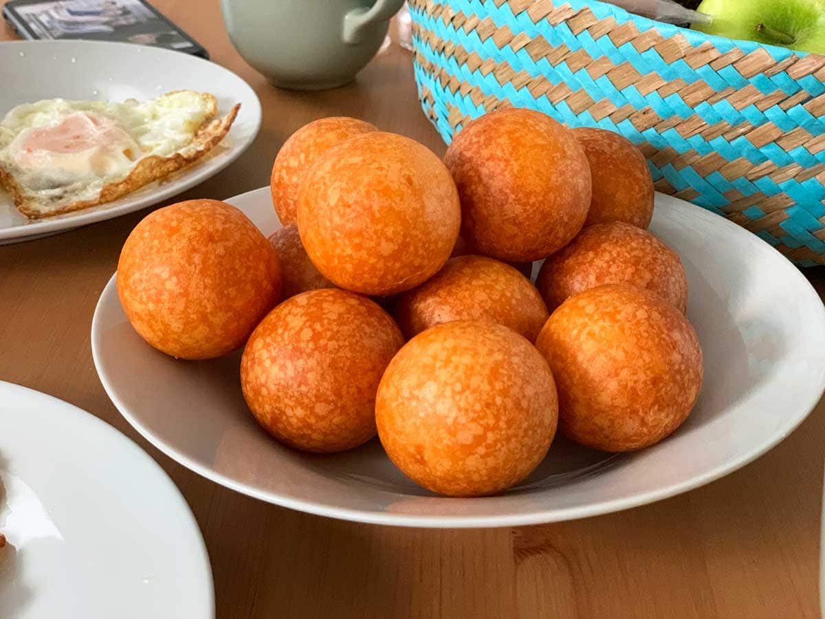 La Chismosa's buñuelo.