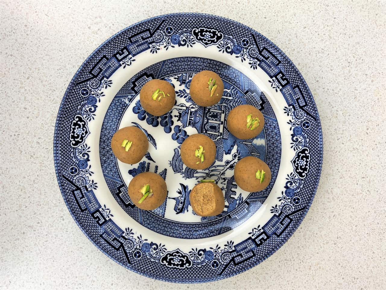 Ladoo on a plate