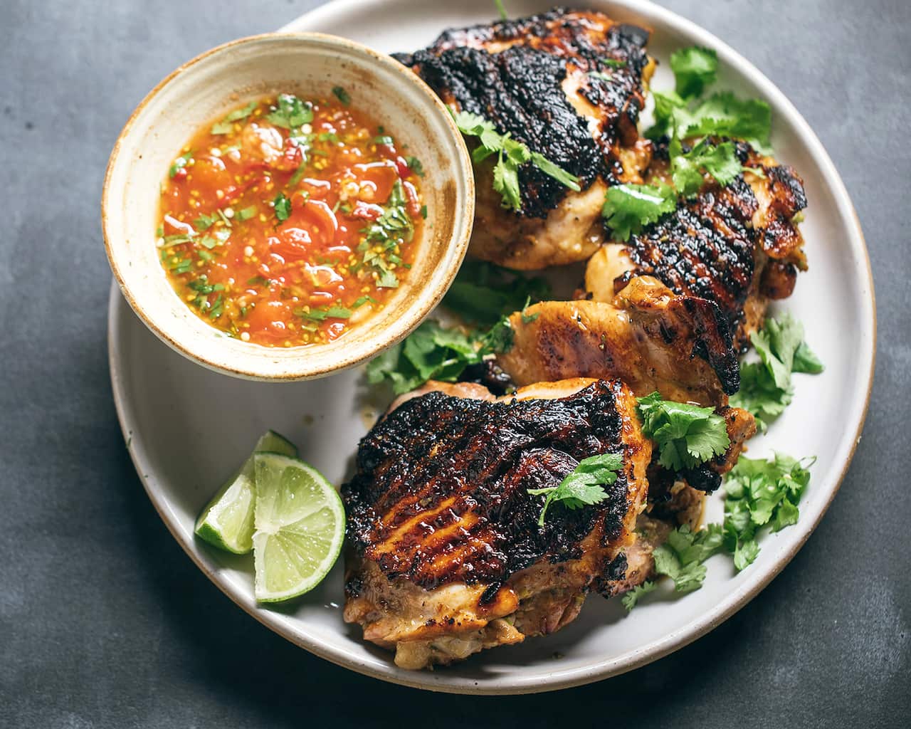 Lao-style barbecue chicken cutlets