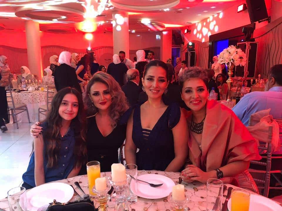 Racha Abou Alchamat and her family in Syria.