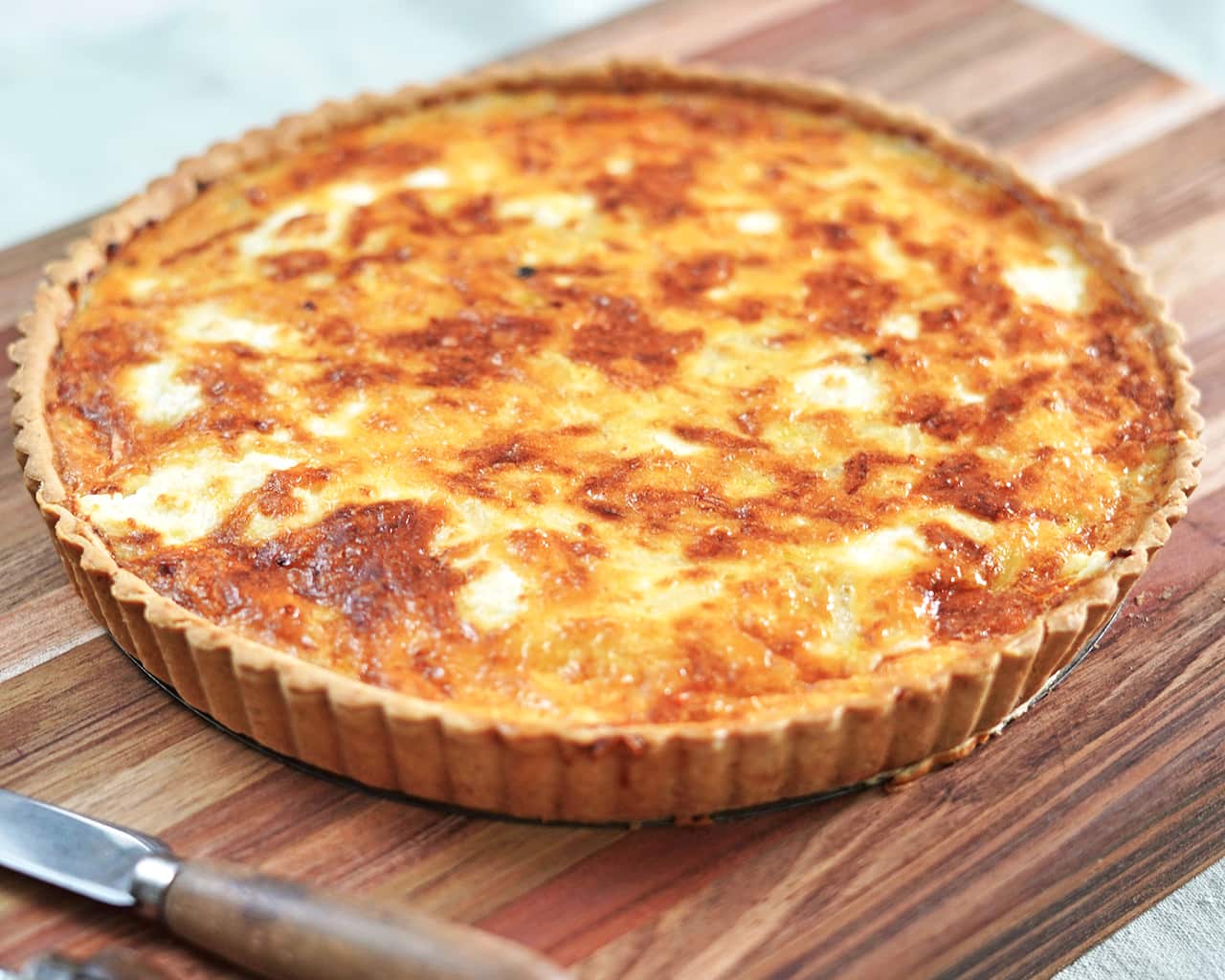 Leek tart (tarte aux Poireaux)