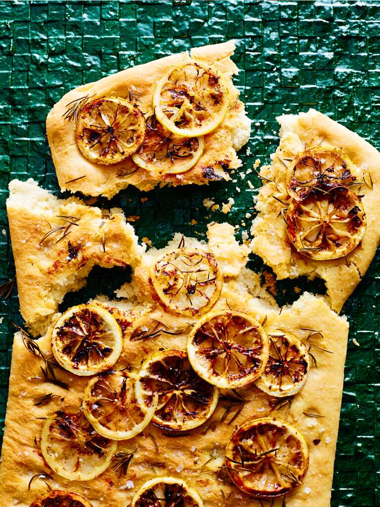Lemon foccacia