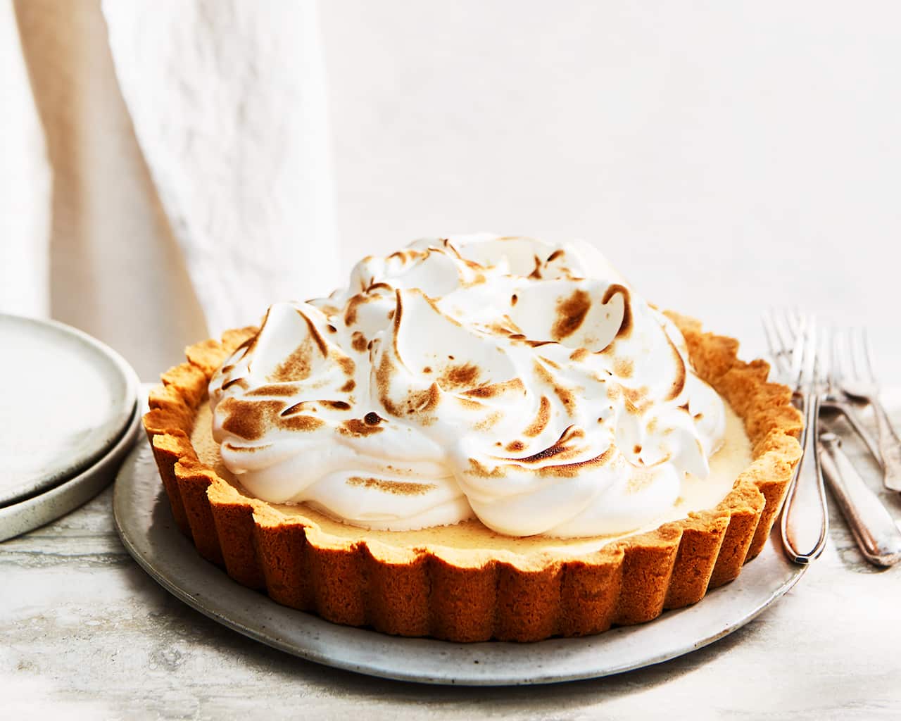 Lemon meringue tart (torte de llimón)