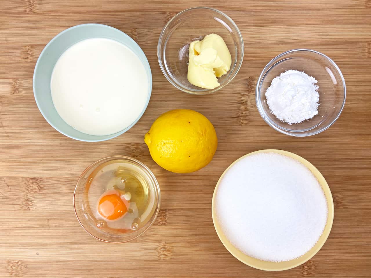 Whole lemon pudding ingredients