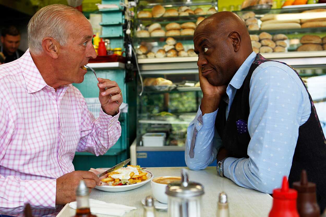 Len Goodman and Ainsley Harriot 