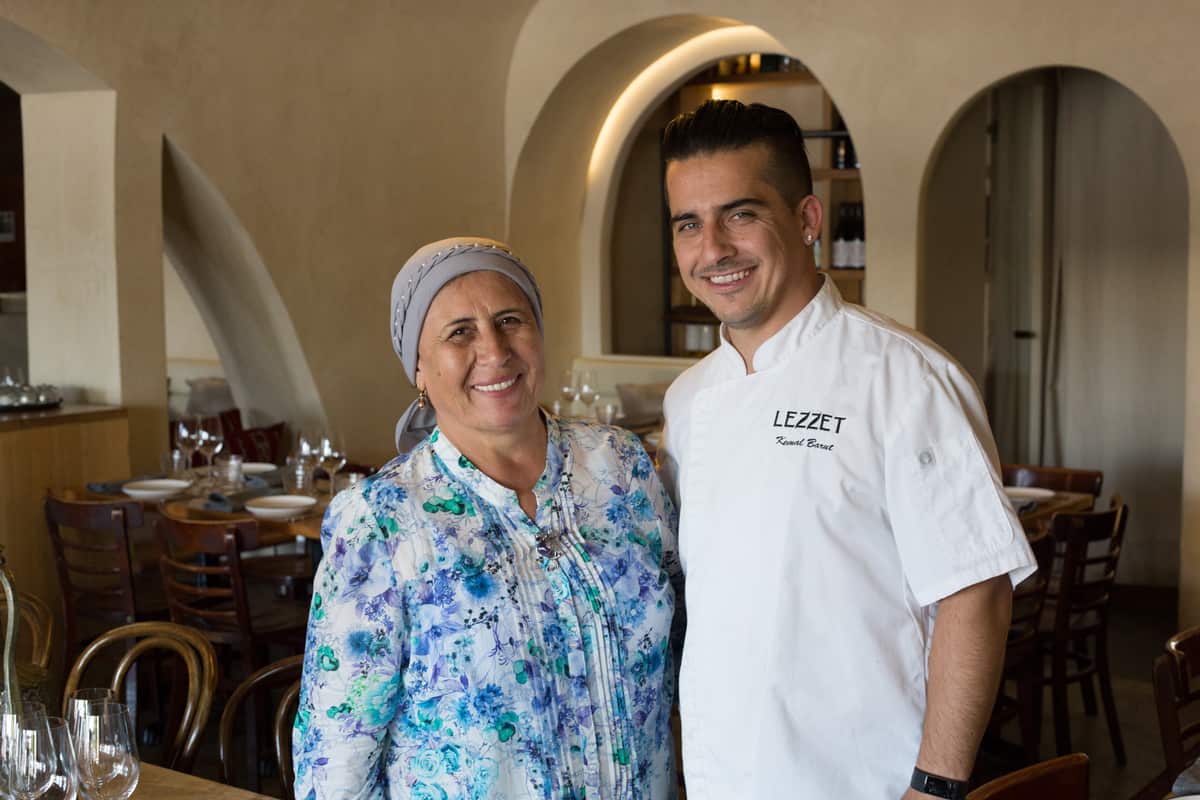 Kemal Barut and his mother Fatima.