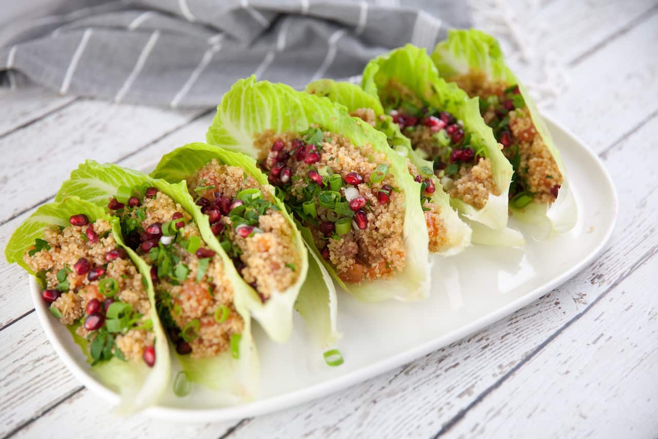 Middle Eastern quinoa salad 