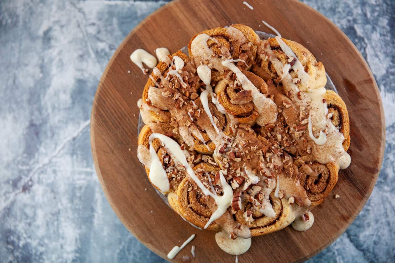 Gluten-free cinnamon scrolls