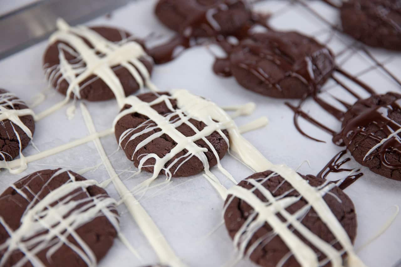 Triple chocolate cookies Loving Gluten Free