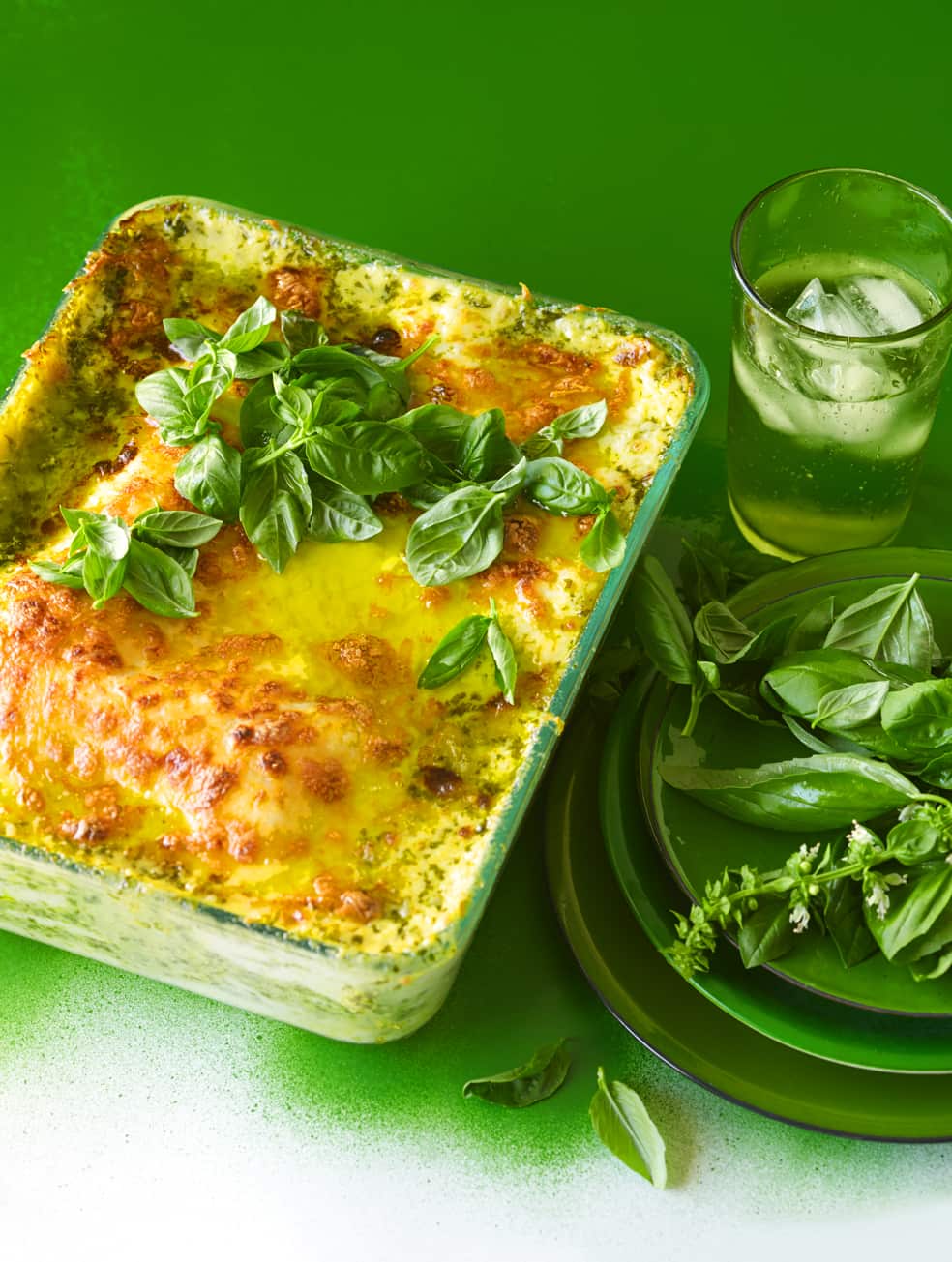 Ligurian green lasagna (lasagna verde)