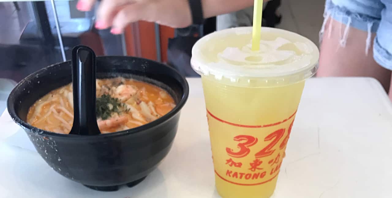 Lime juice - katong laksa