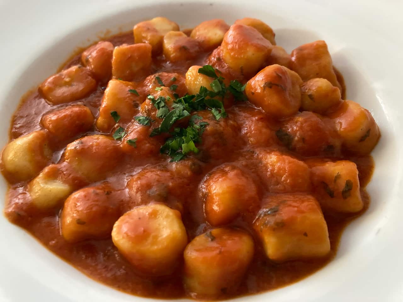 Italian gnocchi pasta