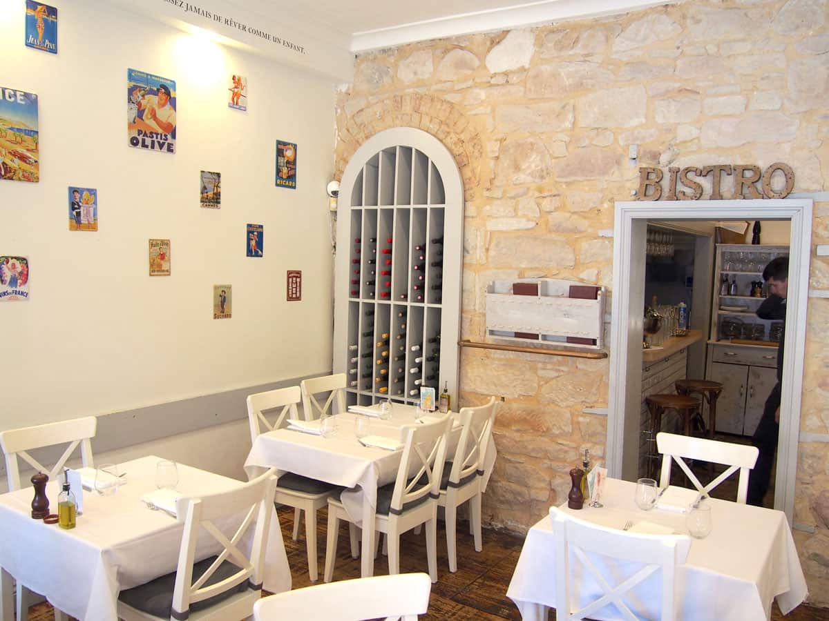 Loluk flaunts Provencal design: washed-out grey and blue with exposed stone, chandeliers and an outdoor courtyard. (Jonathan Ford) 
