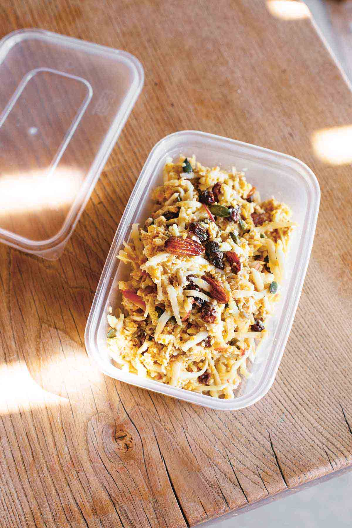 Lunchtime rooty bircher