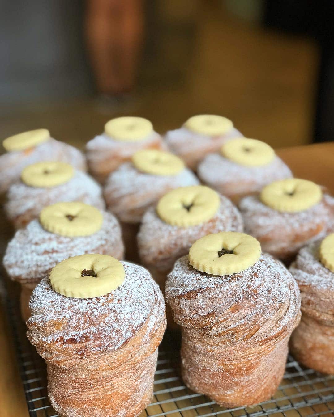 Fruit mince cruffins