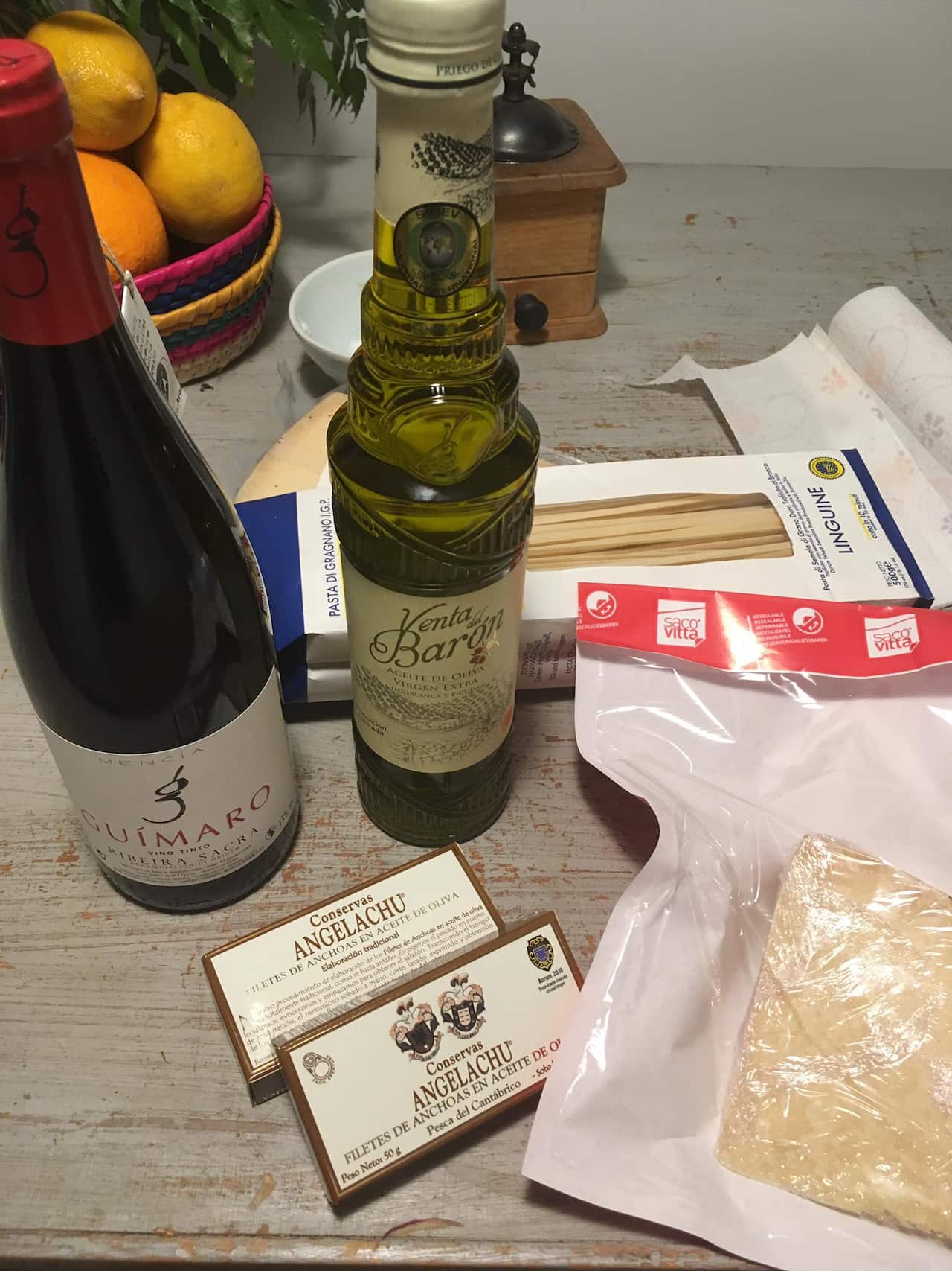 Erskine and Tornel have a small Italian grocer nearby with all the perfect ingredients to make pasta.