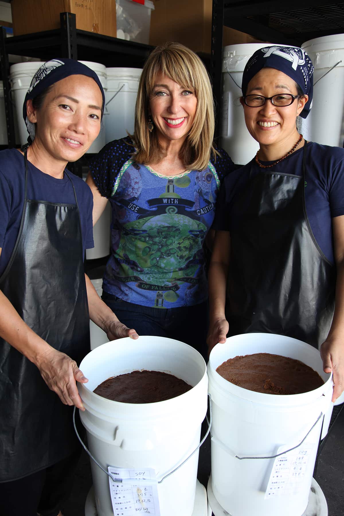 Maeve with Tomoko Onuki and Yukiyo Copley (Rice Culture) 