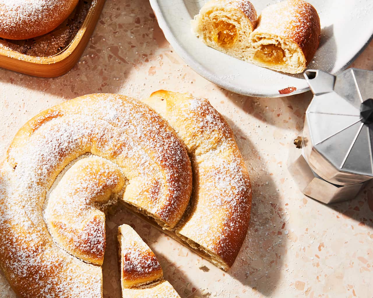 Mallorcan spiral pastries (ensaimadas)