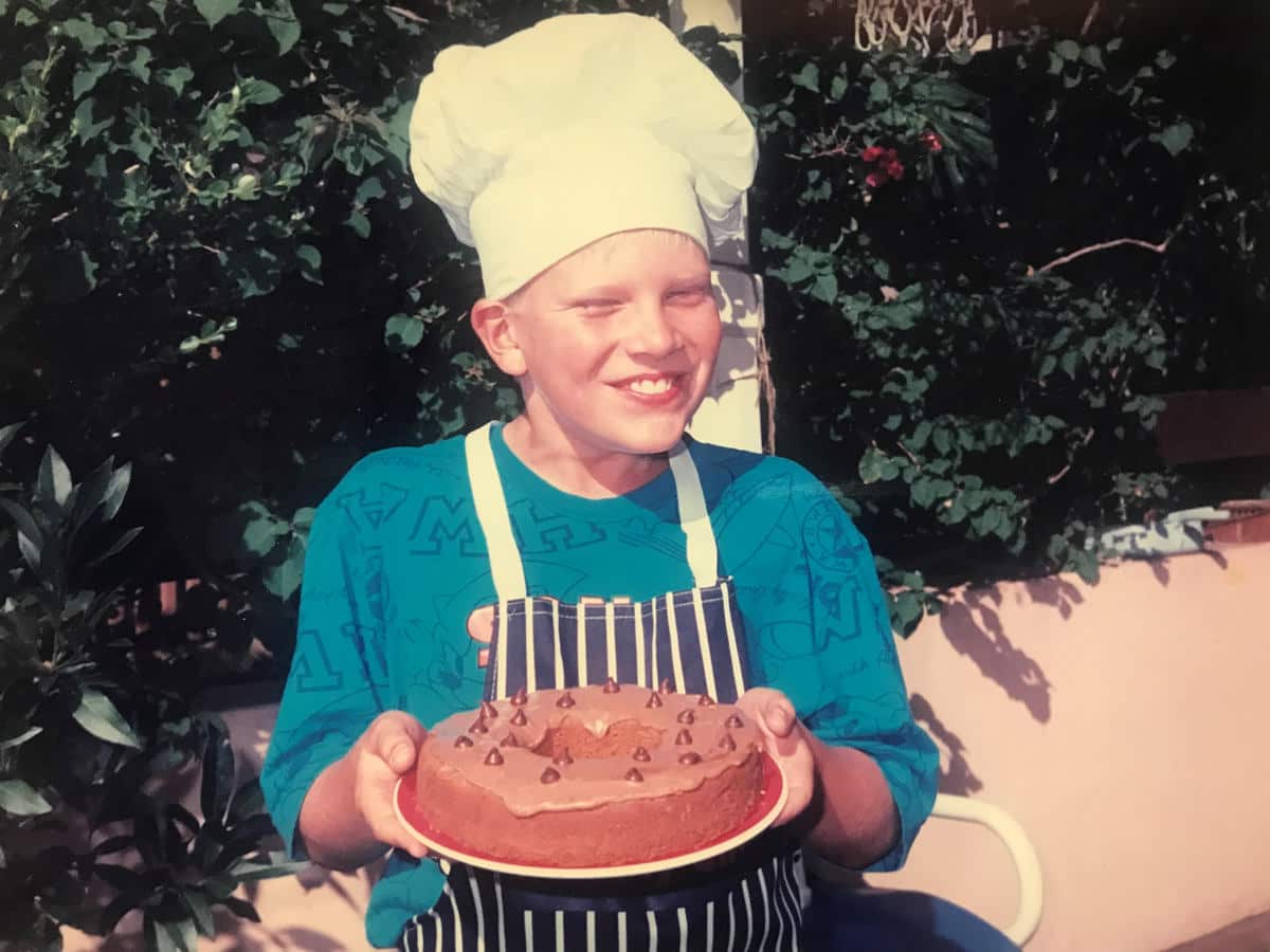 Mark Humphries as a kid