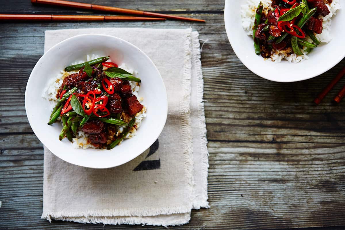 Asian caramel pork from Marley Spoon