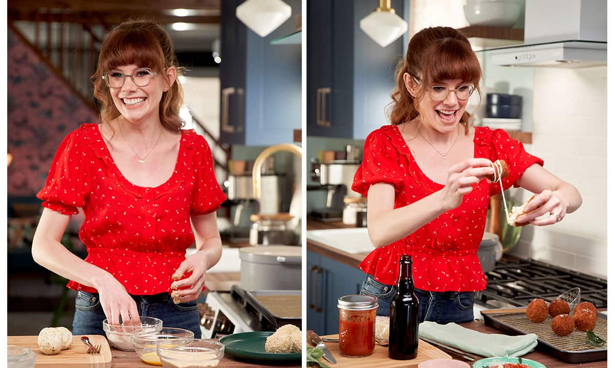 Mary Berg makes arancini