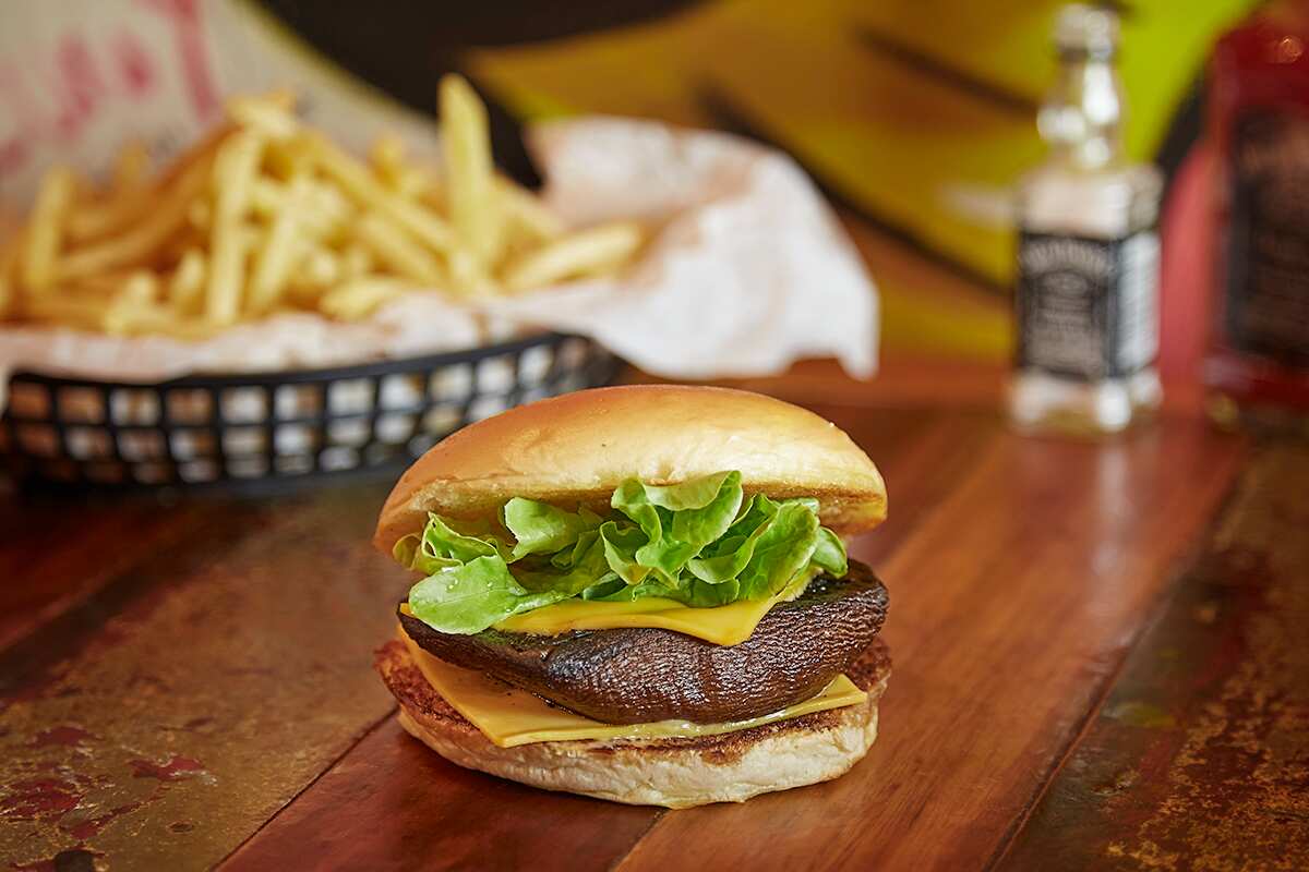 Mary's mushroom burger