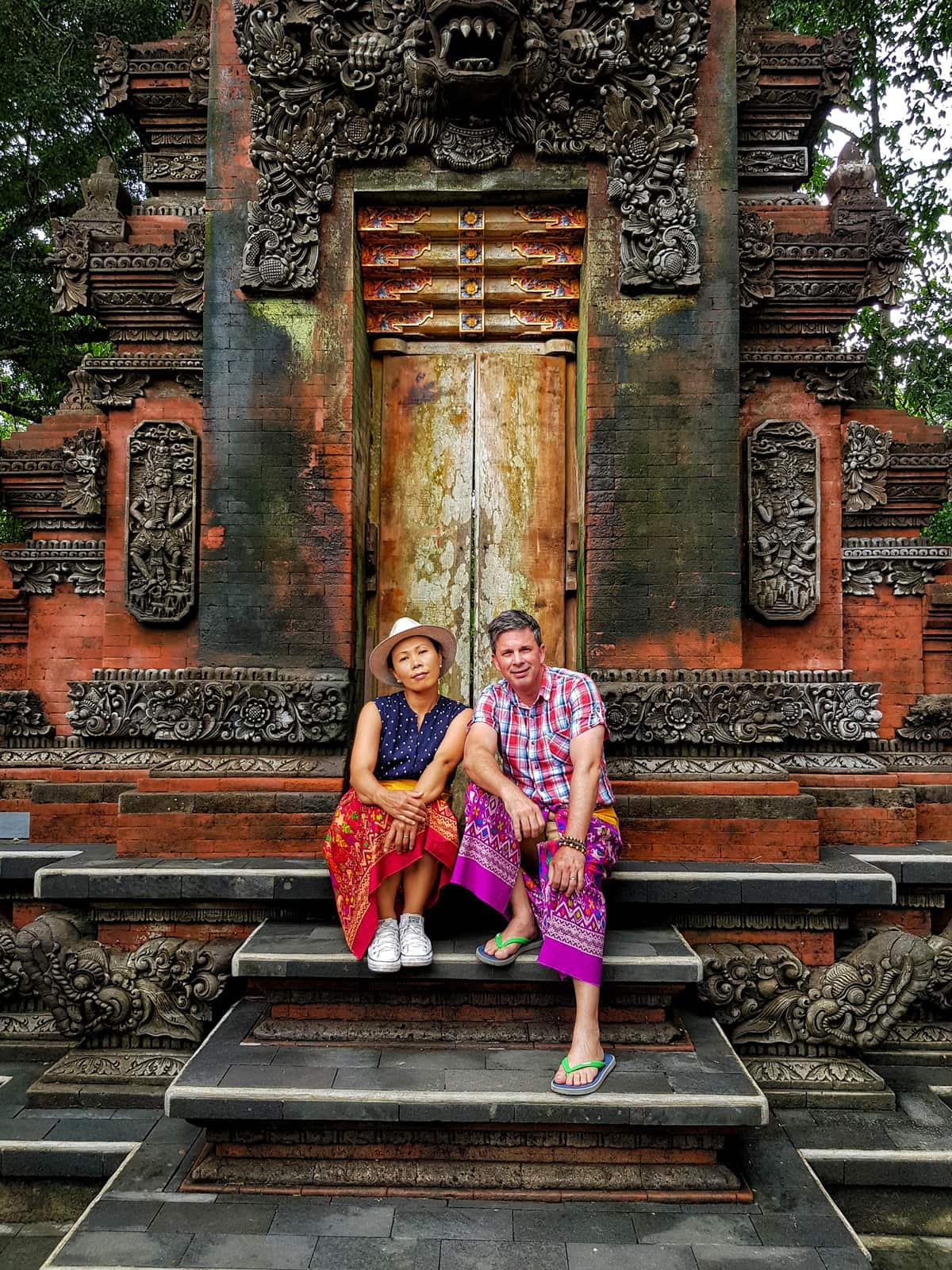 Yuni and Matthew Kenwrick first met in Indonesia.