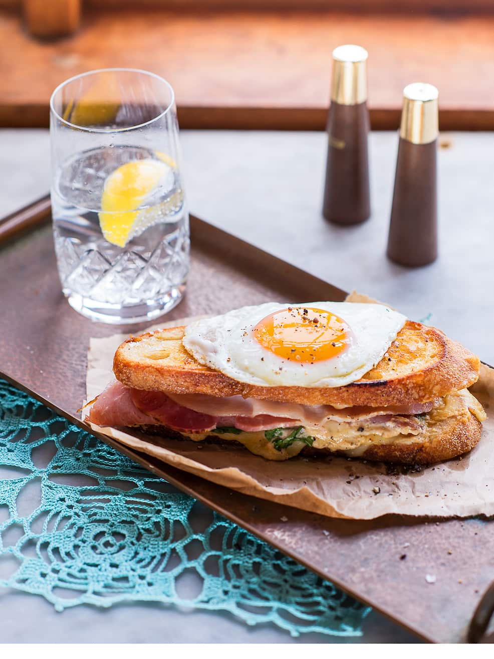 Matthew’s croque madame