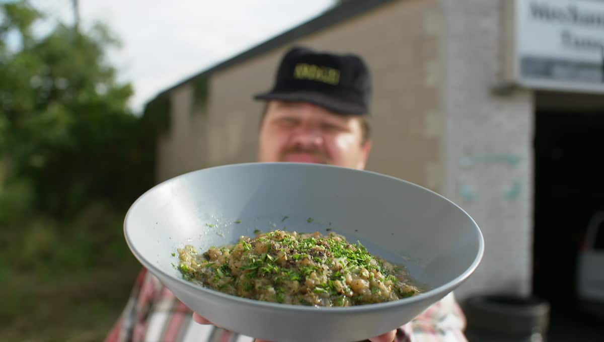 Matty Matheson with Baba Ganoush