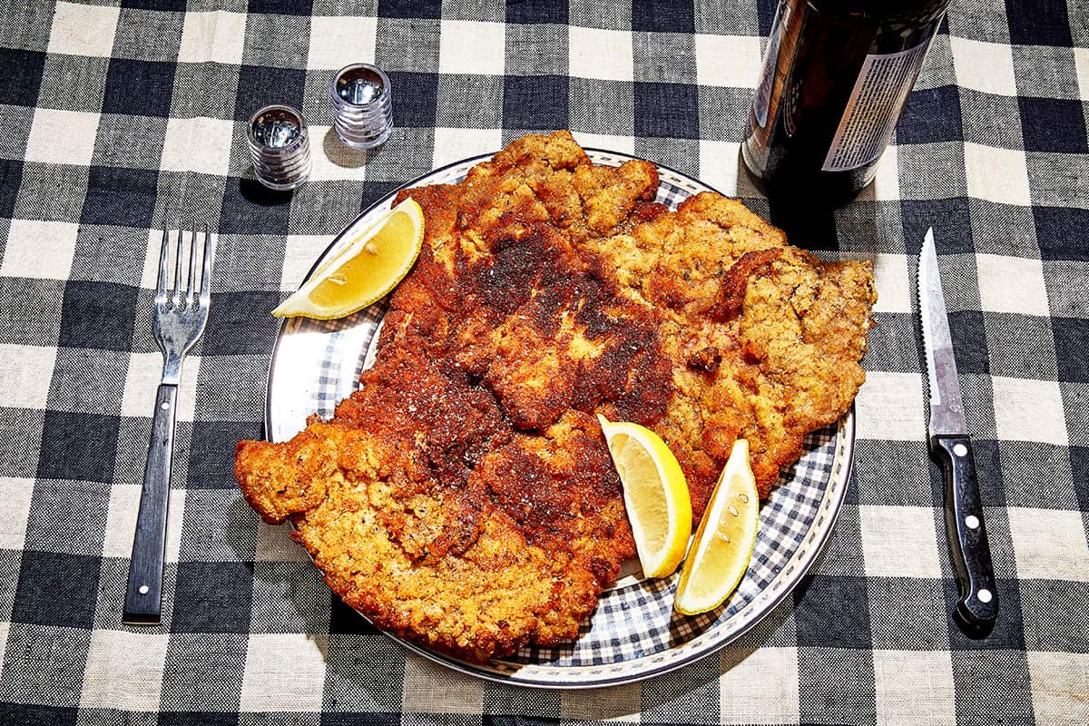 Matty Matheson's  pork schnitzel