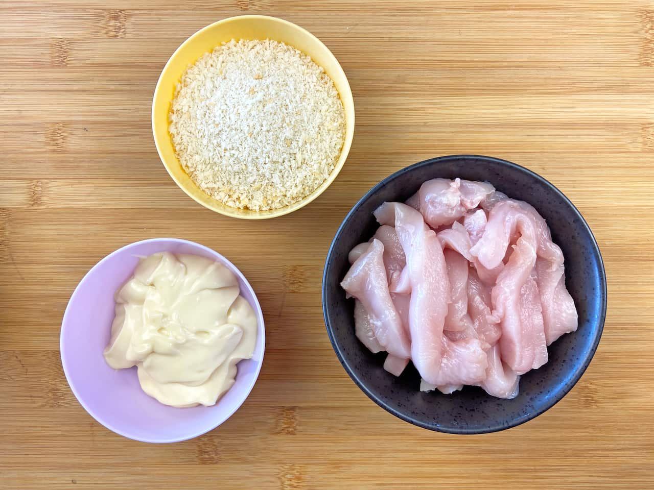 Mayo chicken finger ingredients