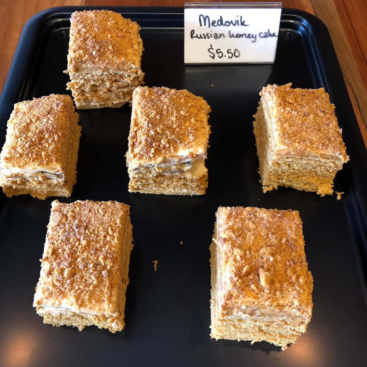 Medovik at Four Brave Women International pop-up bakery