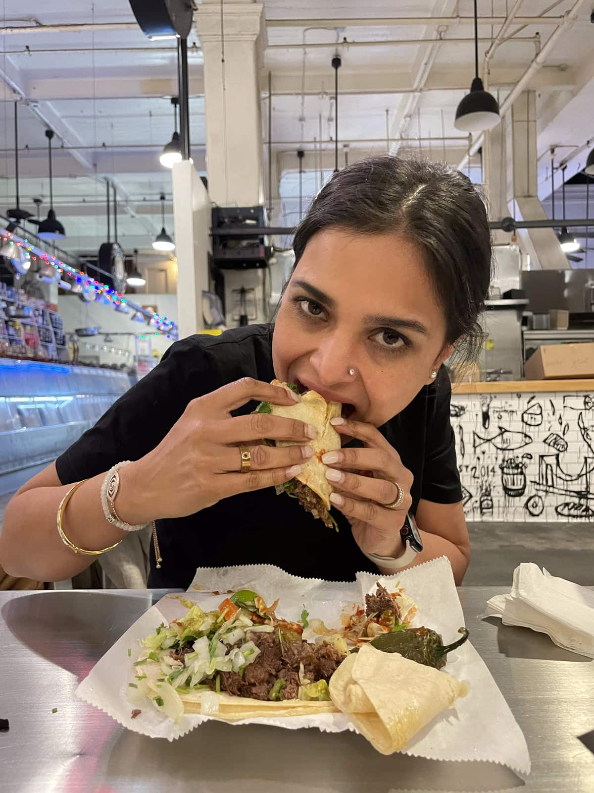 Kishwar Chowdhury on her Mexican food tour in the US state of California.
