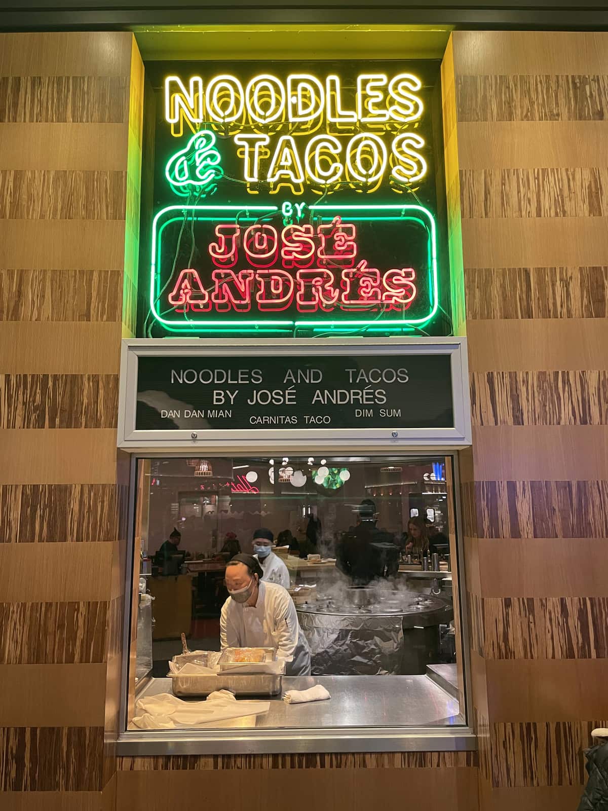 Noodles & Tacos by Jose Andres.