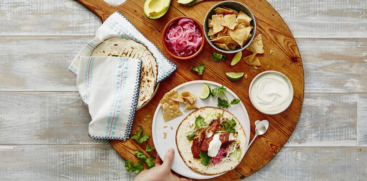 Mexican Tacos with Greek Yoghurt