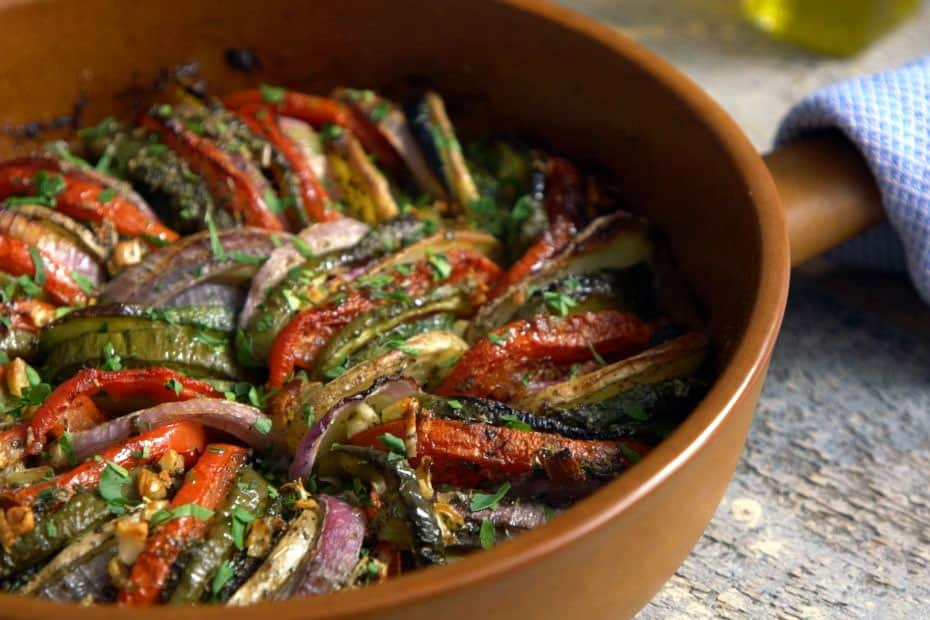Roasted vegetable casserole (Briam)
