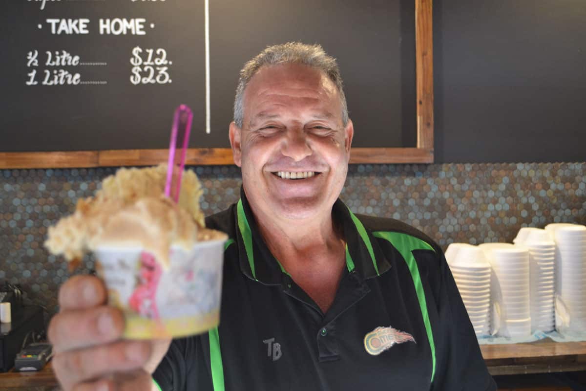 Michael Papaianni enjoys experimenting with the unusual at Petersham's Gelato Republic.