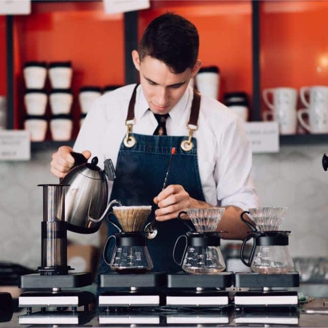 Barista Michael Munroe