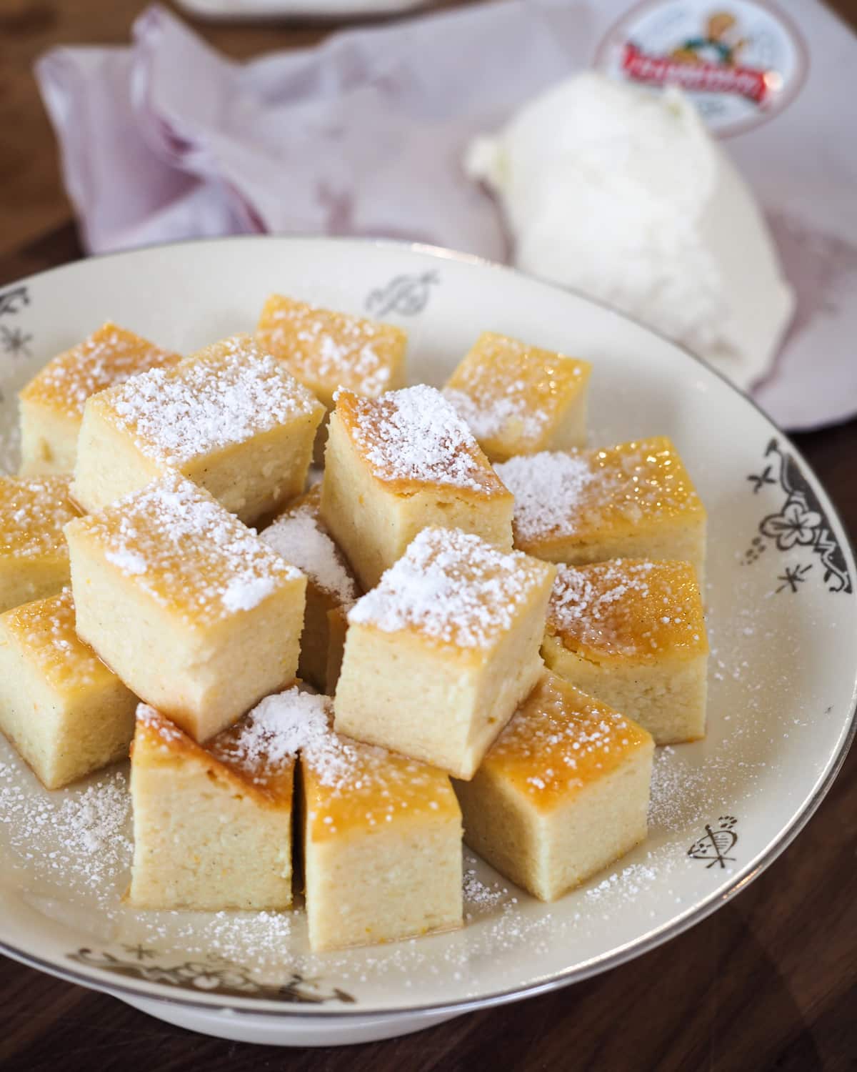 Neapolitan semolina and ricotta cake (migliaccio)