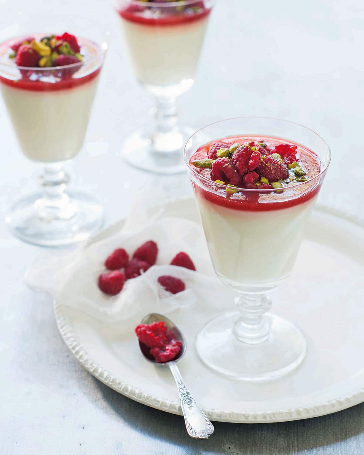 Muhalbiyah with rosewater