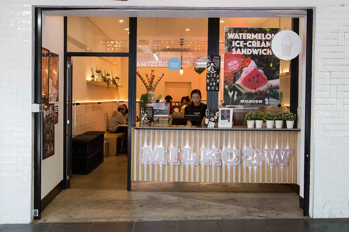 Milkcow's Swantston Street, Melbourne, branch.