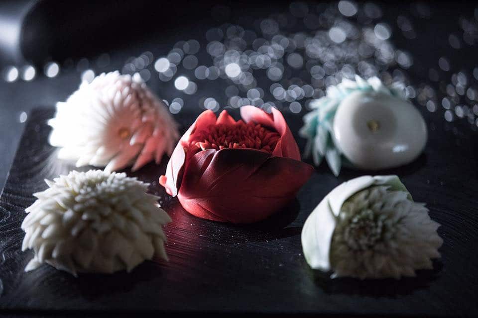 Wagashi master Junichi Mitsubori