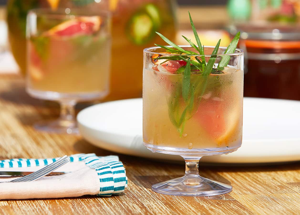 Sweet and smoky spicy sangria 