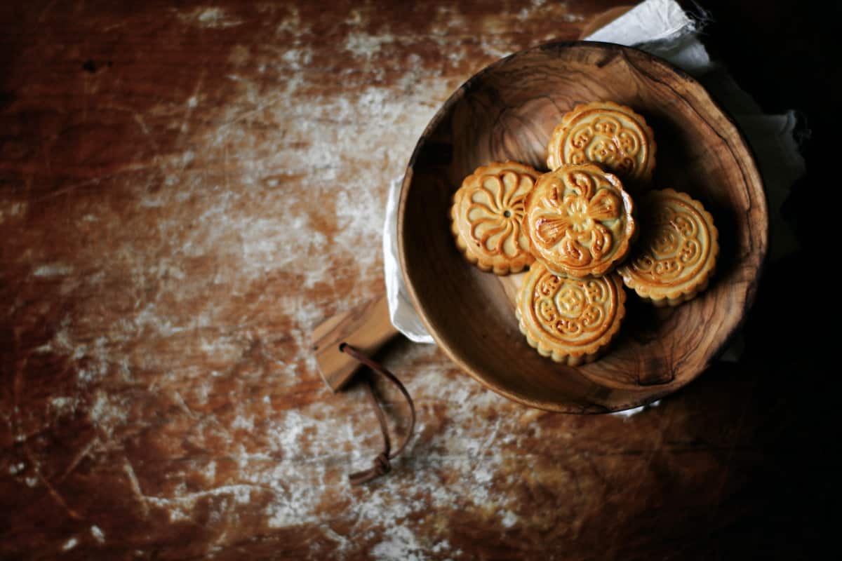 Moon cakes or mooncakes
