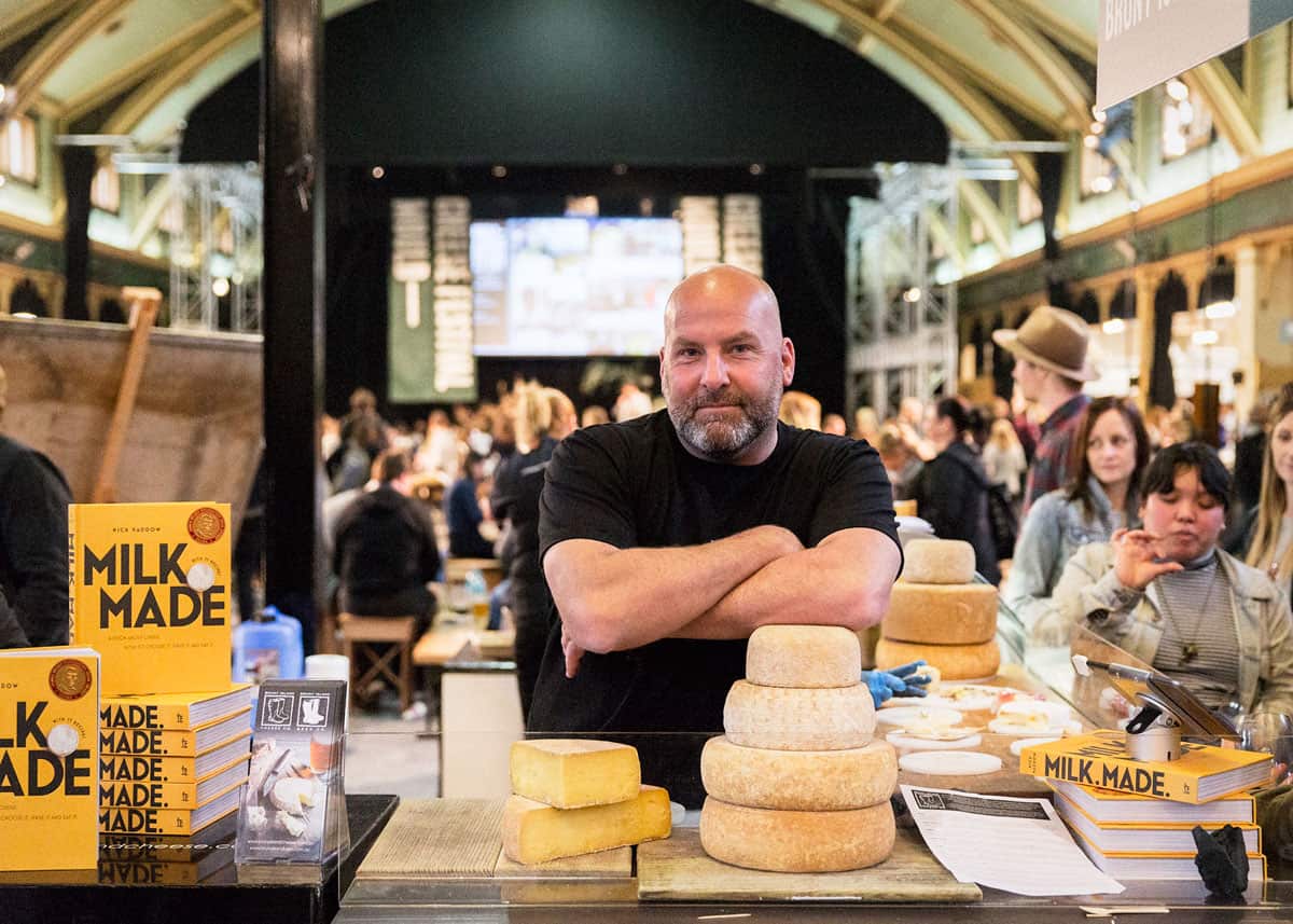 The festival is co-presented by Milk Made author Nick Haddow (Bruny Island Cheese Co.)