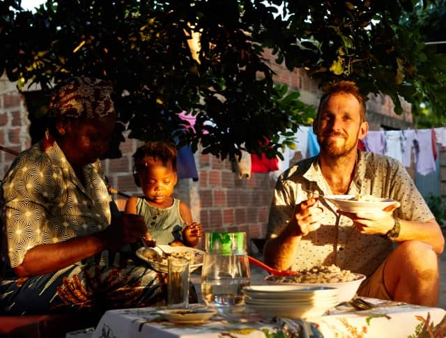 Paul West in Mozambique in The Good Cooks