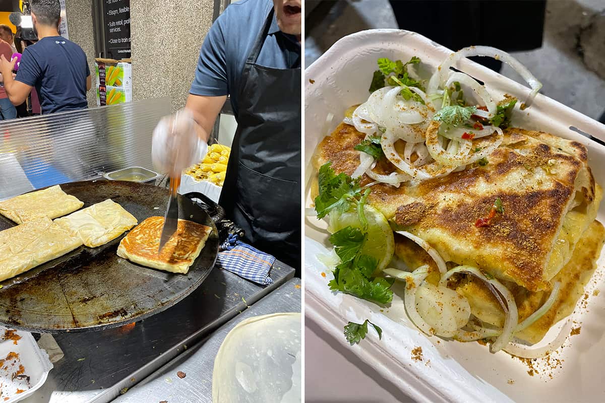 Murtabak at Ramadan Nights in Lakemba