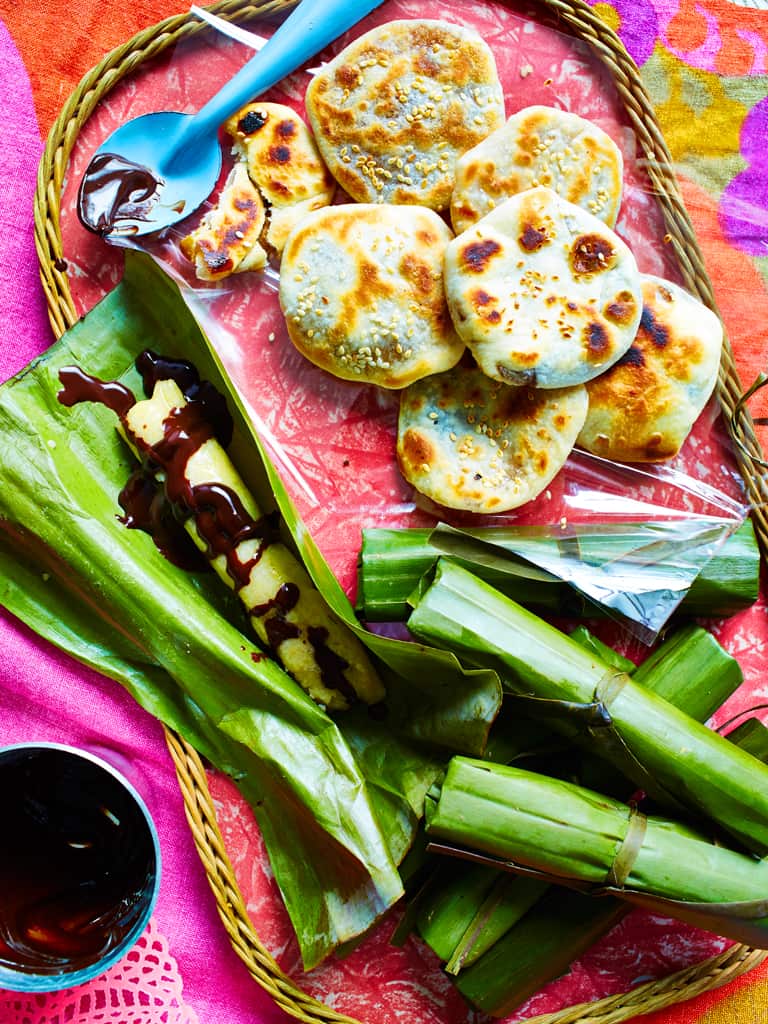 Muscovado flatbreads (piaya)